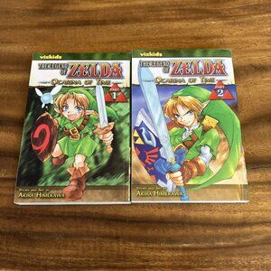 The Legend of Zelda Ocarina of Time Part 1 & 2 Akira Himekawa 2 Book Set